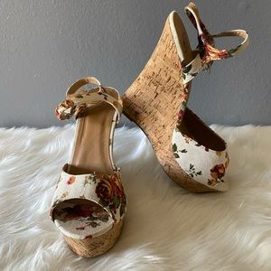 Vintage open toe shoe (sz 10)